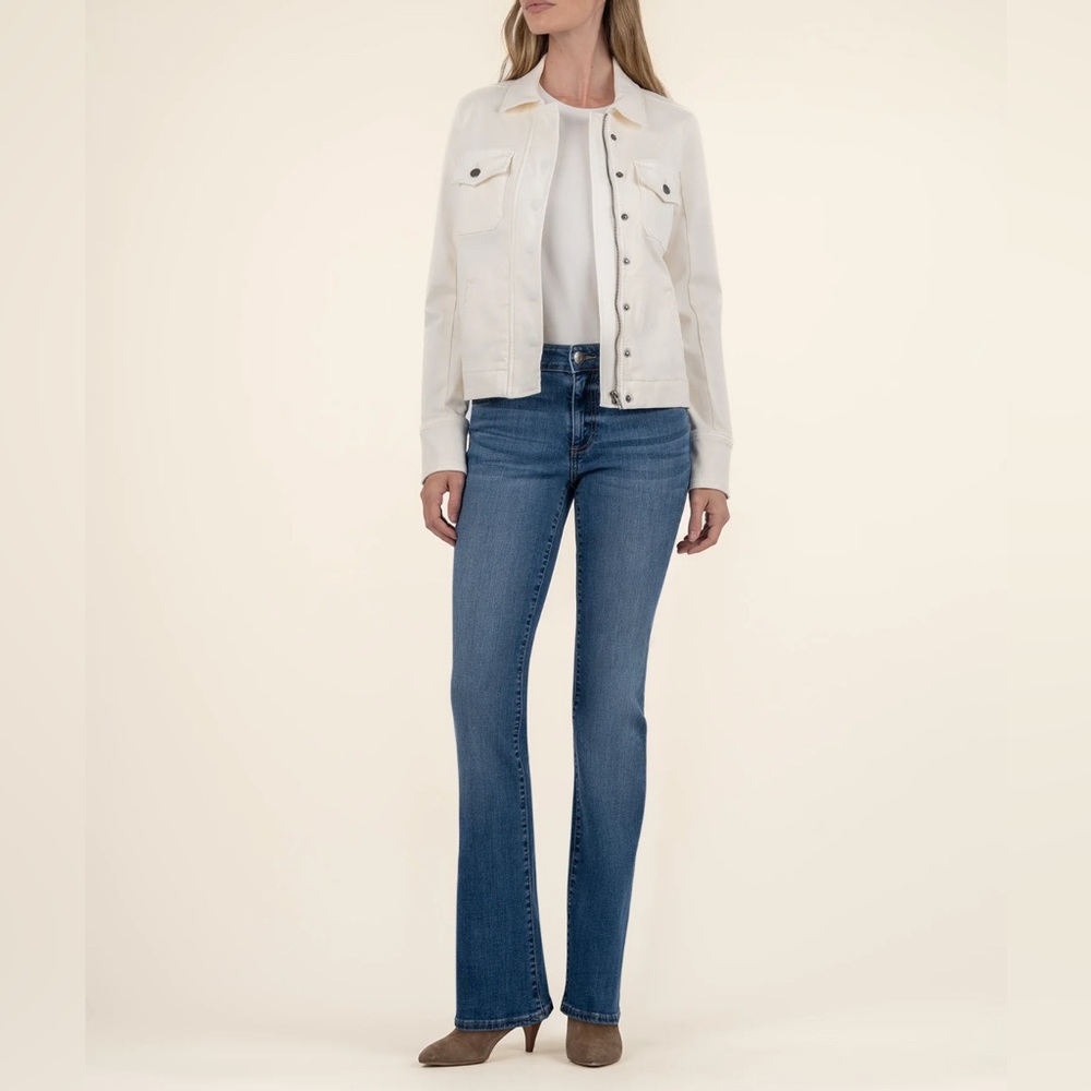 KUT FROM THE KLOTH Amanda Boxy Denim Jacket Size Small